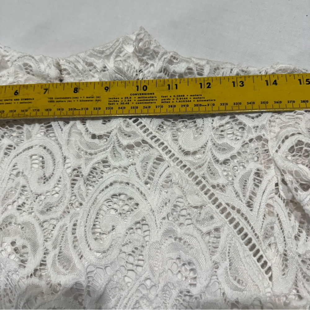 PerSeption Concept White Lace Blouse - Picture 6 of 8